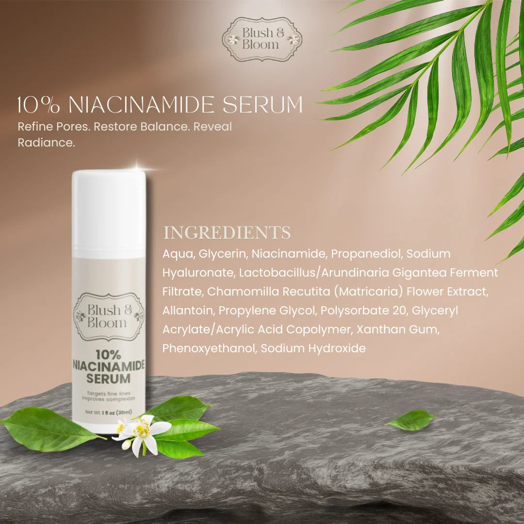 10% Niacinamide Serum - Blush and Bloom Care