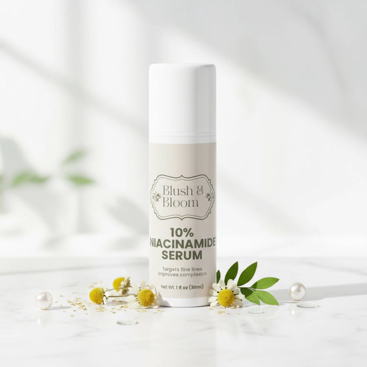 10 niacinamide face serum by blush and bloom care