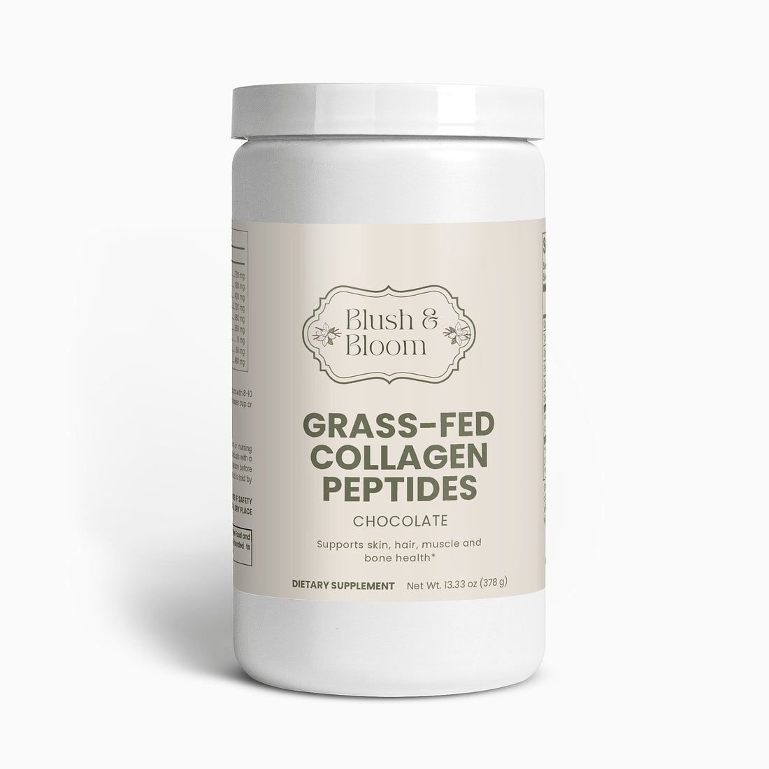 Grass-Fed Collagen Peptides Powder (Chocolate)
