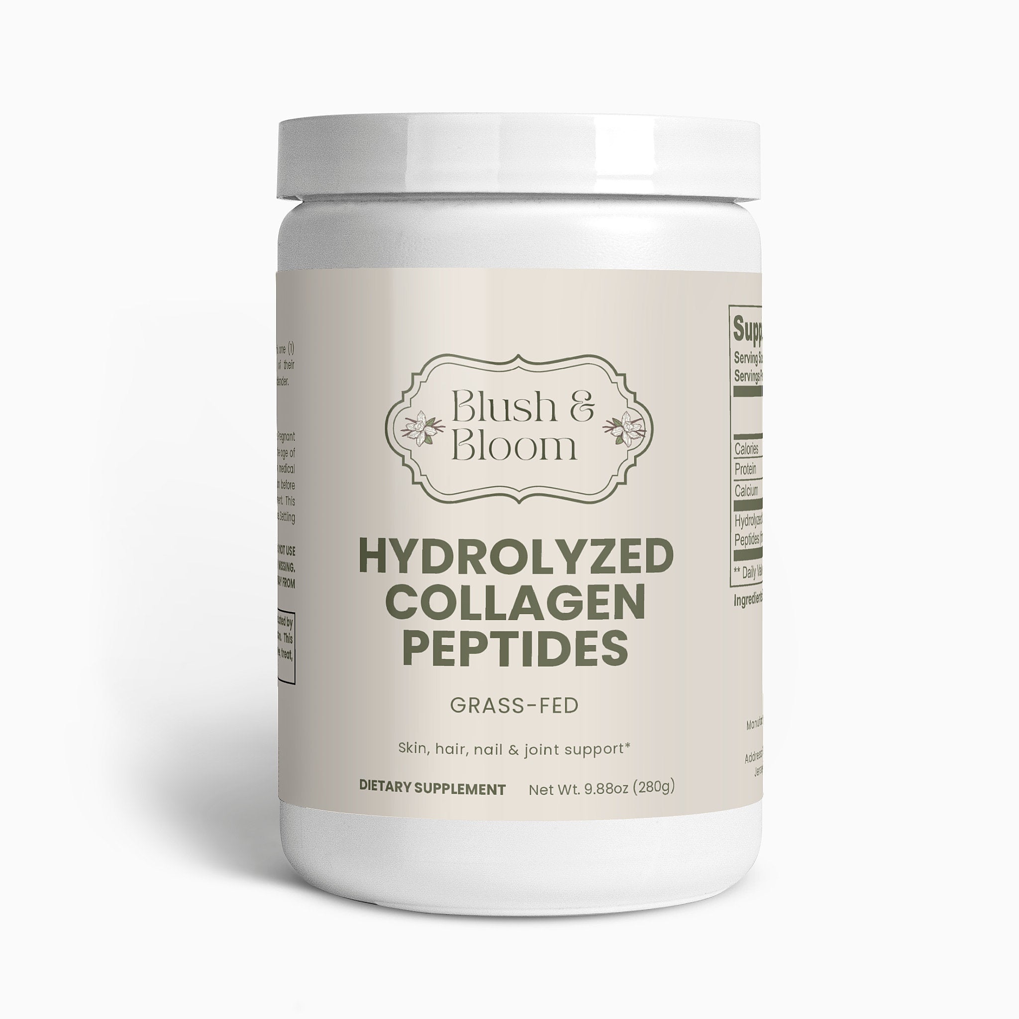 Hydrolyzed Collagen from Grass-Fed Sources – Healthy Skin & Joints