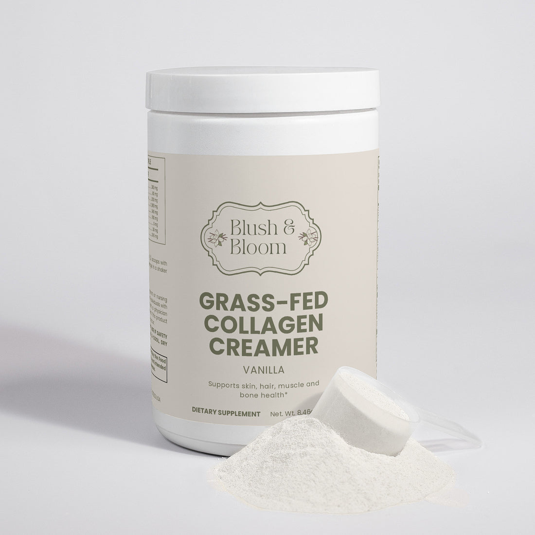 Vanilla Collagen Vanilla Glow– Grass-Fed Protein for Healthy Skin & Joints