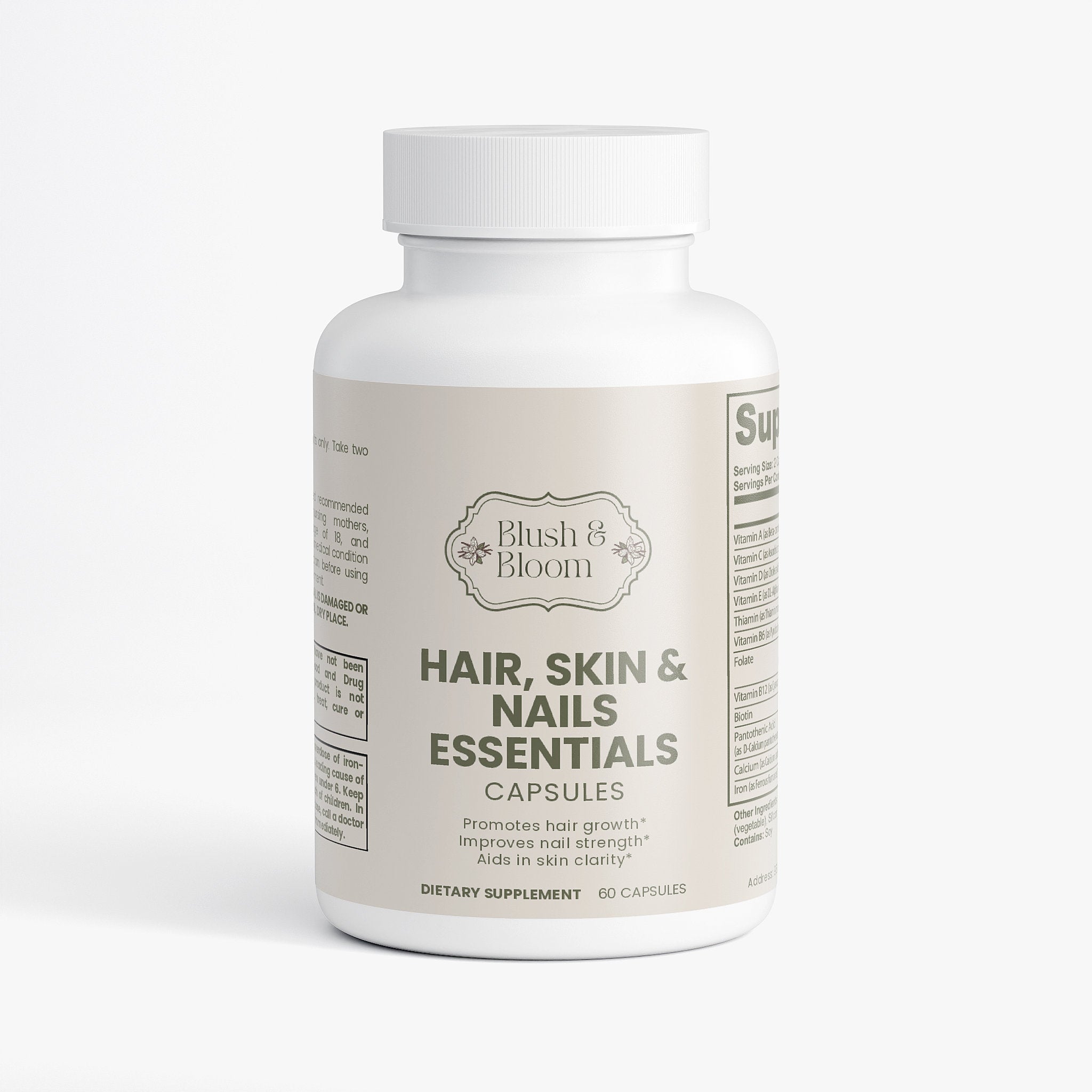Hair, Skin and Nails Essentials – Daily Vitamins for Healthy Hair, Skin & Nails