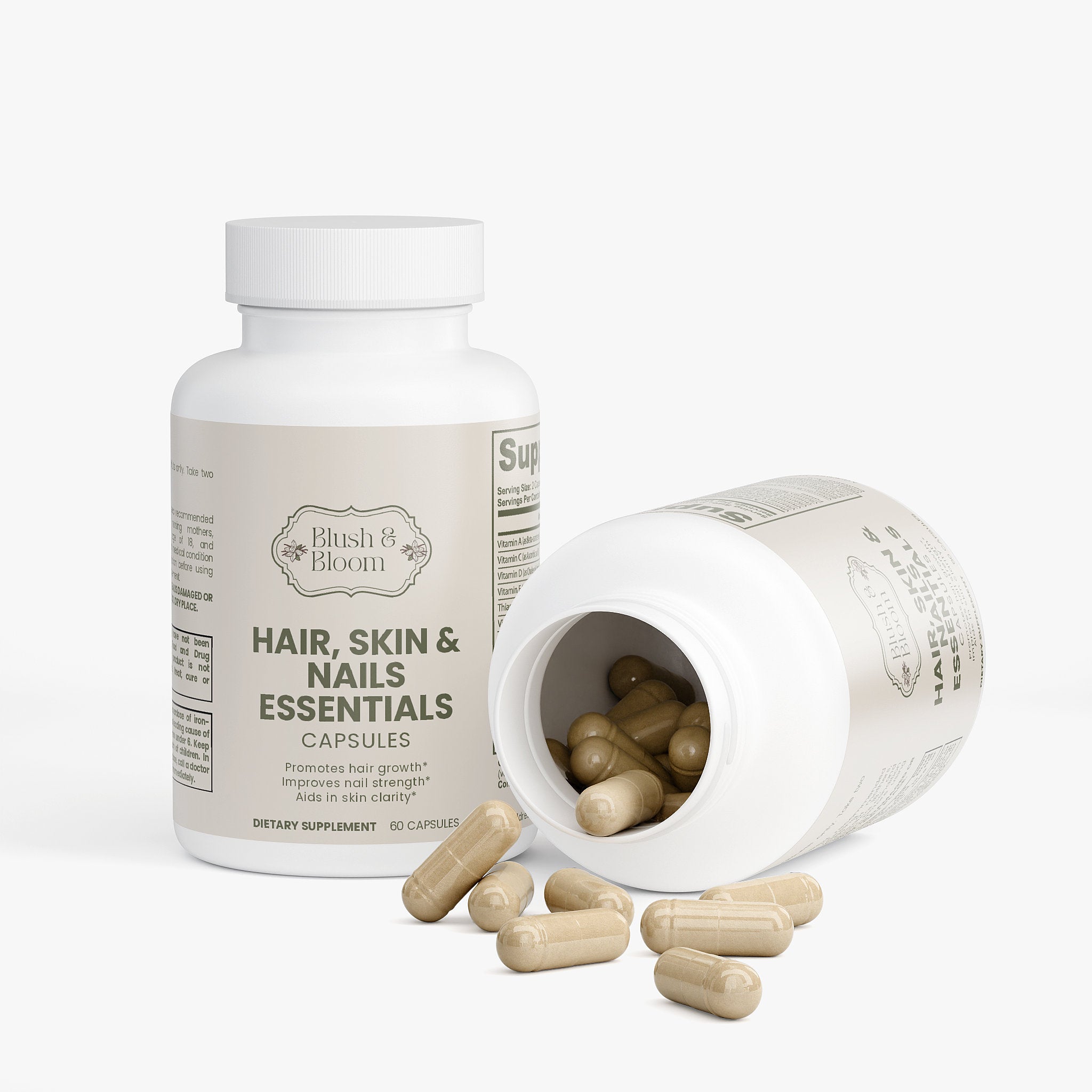 Hair, Skin and Nails Essentials – Daily Vitamins for Healthy Hair, Skin & Nails