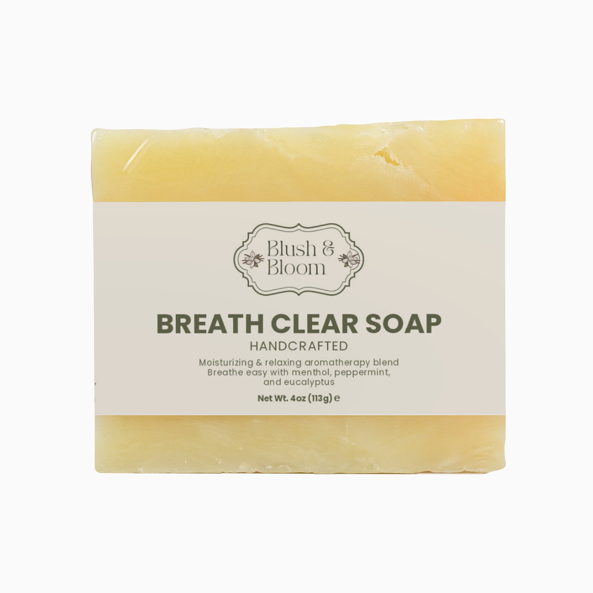 Breathe Clear Soap By Blush and Bloom Care Store US