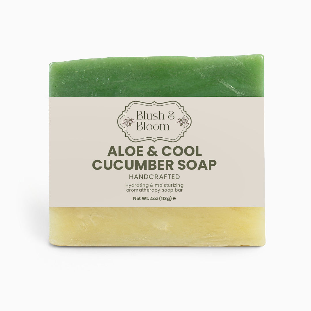 Aloe & Cool Cucumber Soap img 1 by blush and bloom care