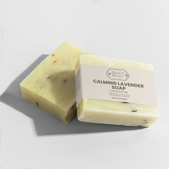 Calming Lavender Soap Soothing & Relaxing Herbal Soap By Blush And Bloom Care Store US