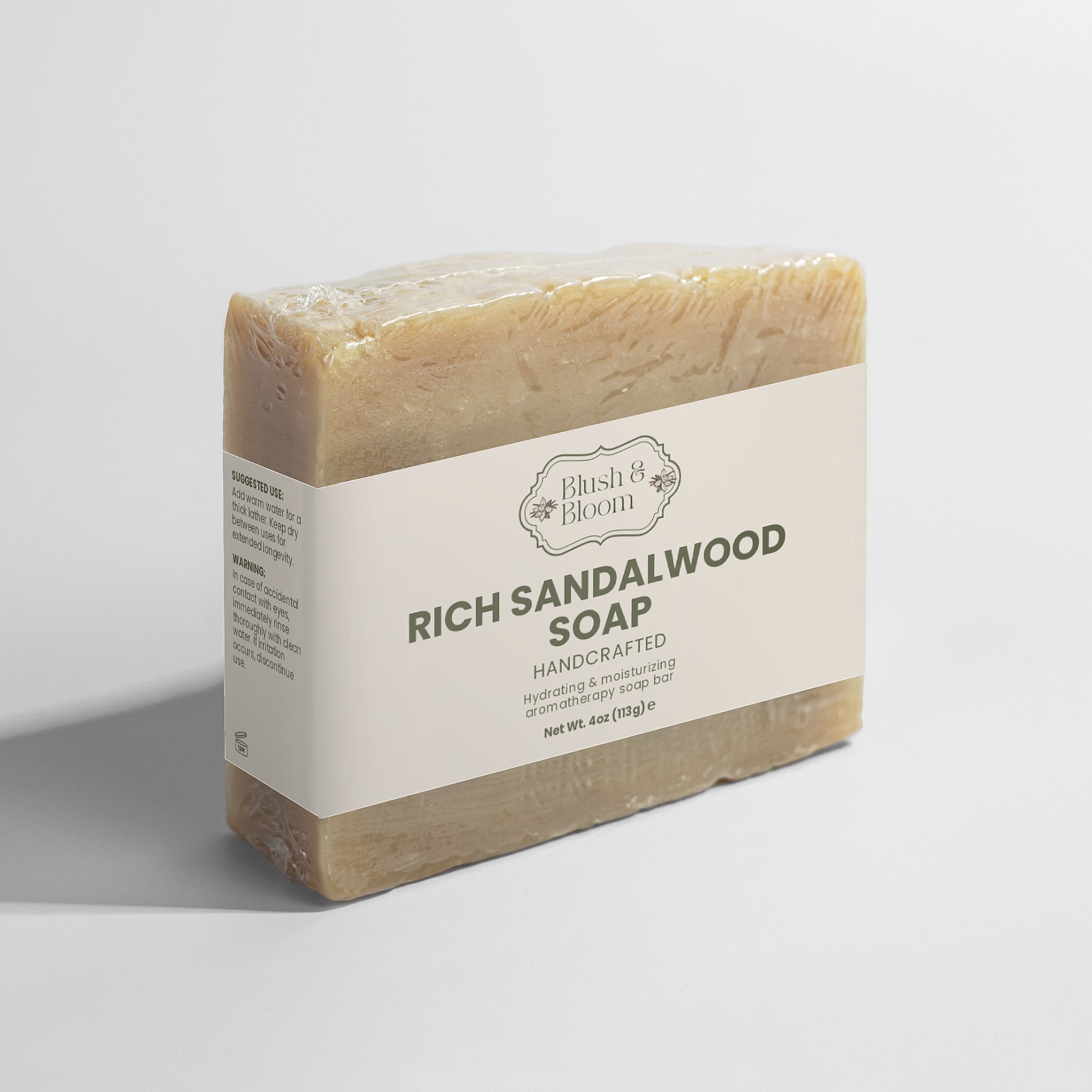 Rich Sandalwood Soap – Nourishing & Aromatic Herbal Soap