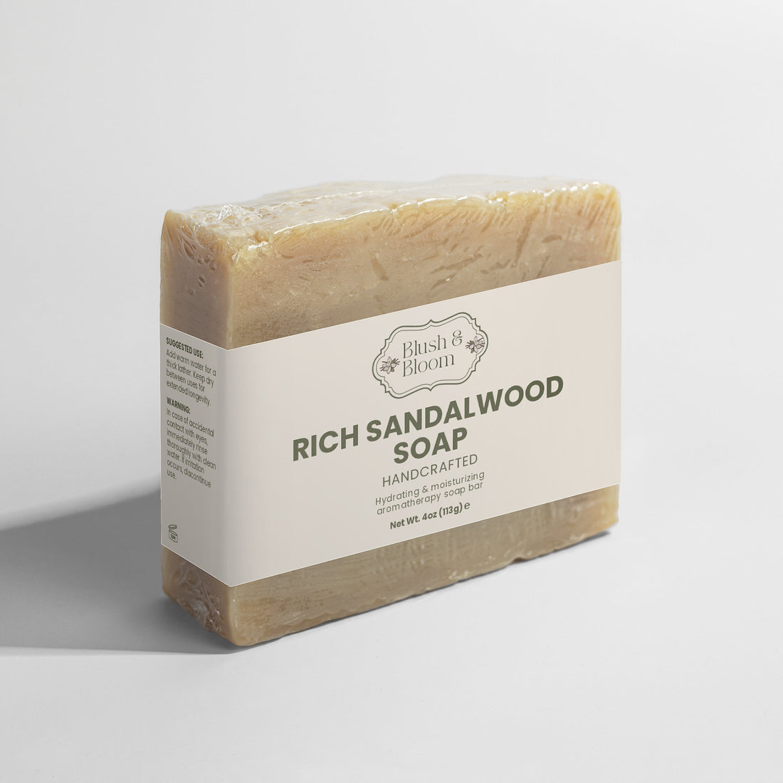 Rich Sandalwood Soap – Nourishing & Aromatic Herbal Soap