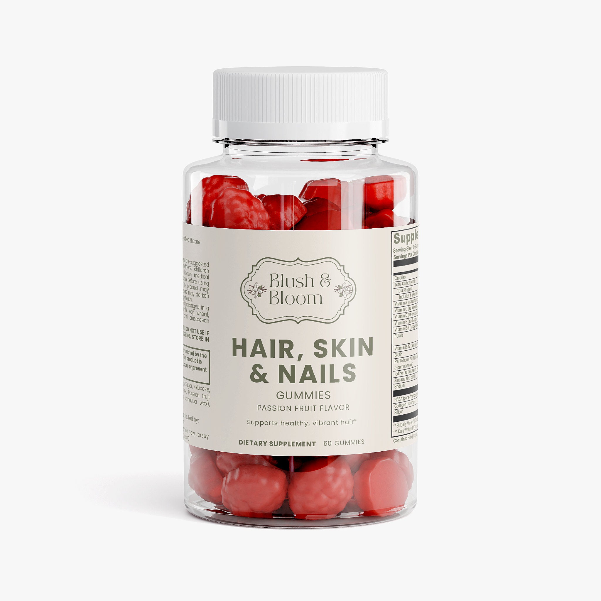 Hair, Skin & Nails Gummies – Healthy Glow & Strong Hair