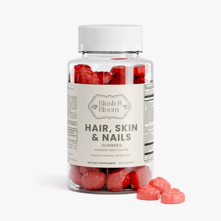 Beauty Support Gummies for Strong Hair, Skin & Nails by Blush & Bloom Beauty Supply Store US