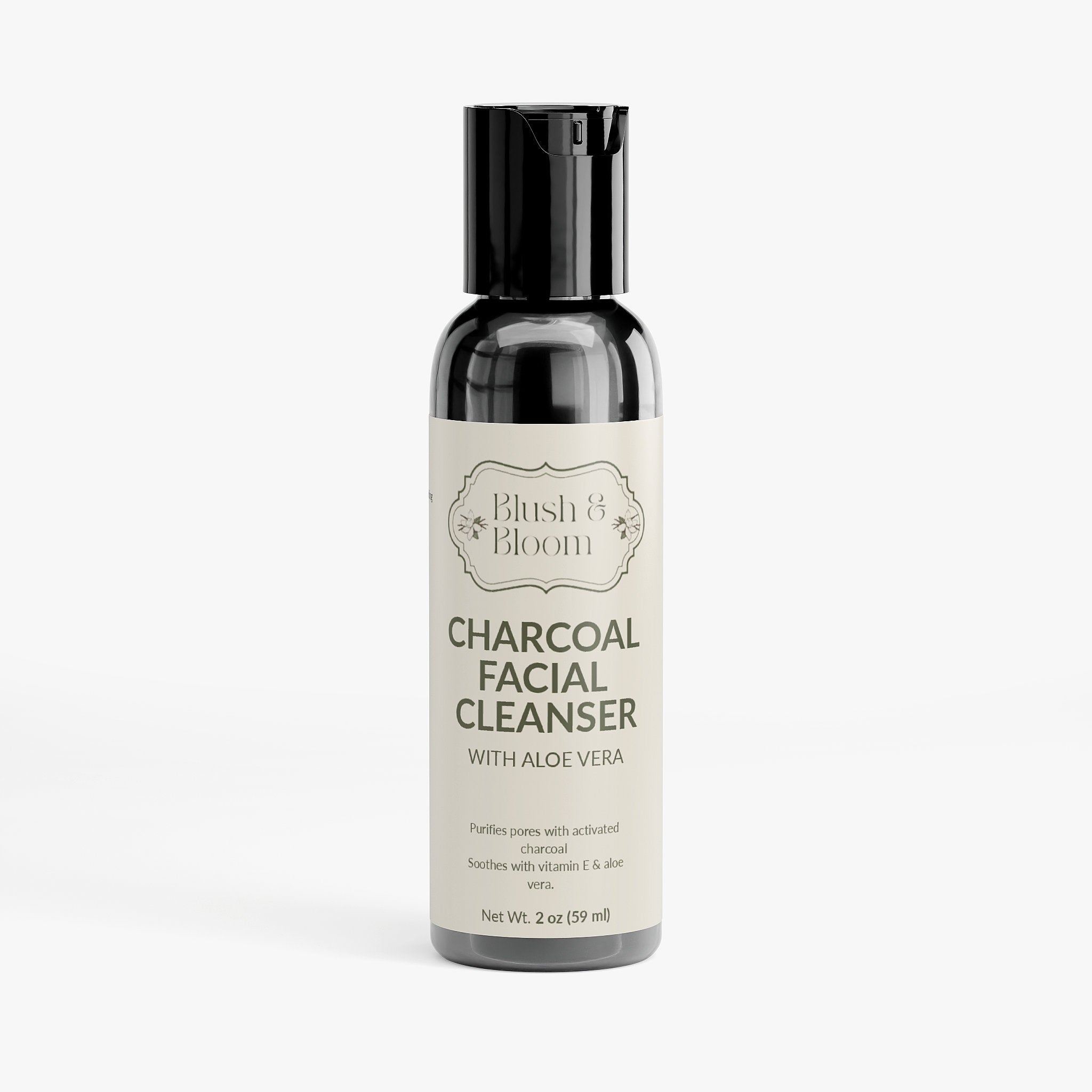 Charcoal Facial Cleanser – Deep Cleansing & Detoxifying By Blush And Bloom Care US