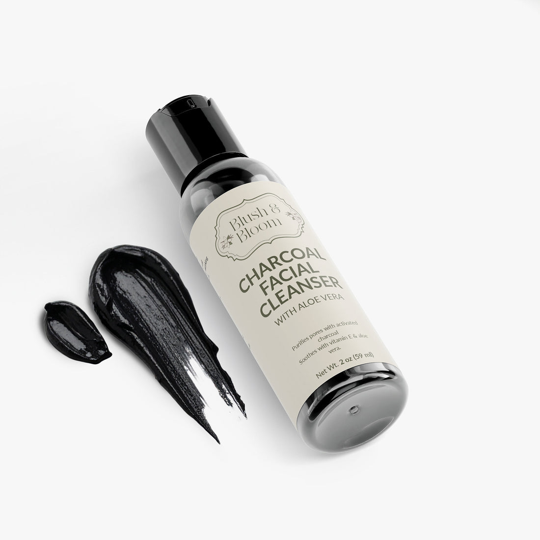 Charcoal Facial Cleanser Shade – Deep Cleansing & Detoxifying By Blush And Bloom Care US