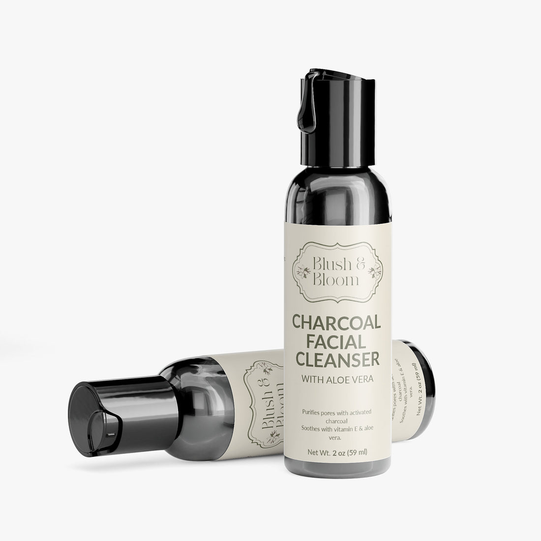 Charcoal Facial Cleanser – Deep Cleansing & Detoxifying By Blush And Bloom Care Store