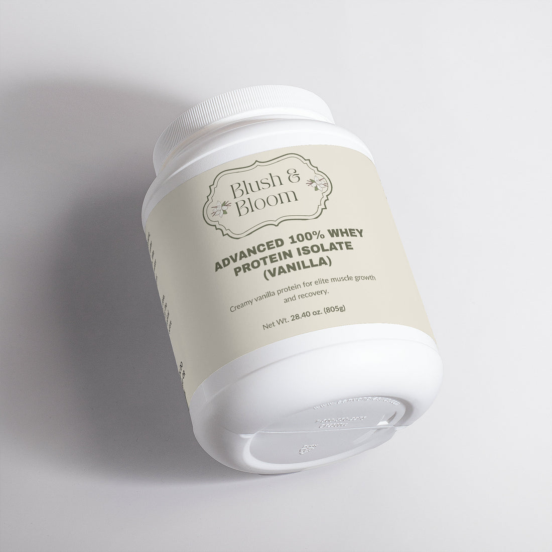 100% Whey Protein Isolate For Men Vanilla By Blush And Bloom Care US