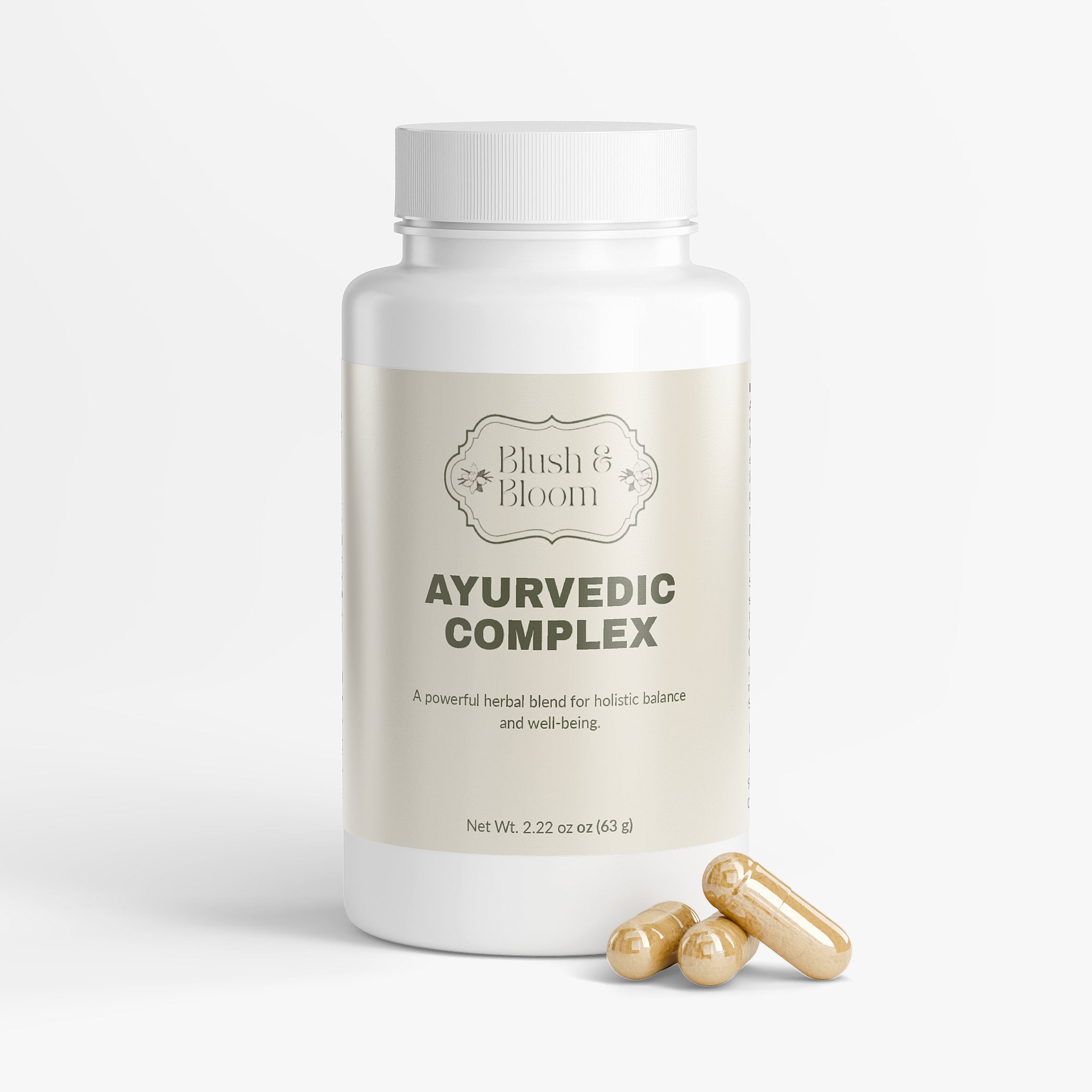 Ayurvedic Complex Capsules By Blush And Bloom Care Store US