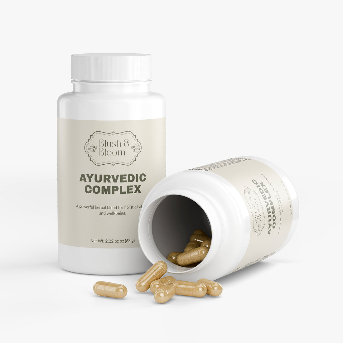 Capsules Of Ayurvedic Complex For Wellness By Blush And Bloom Care Store USA