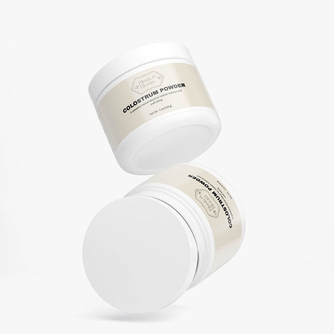 Colostrum Powder Packaging By Blush And Bloom Care Beauty Store