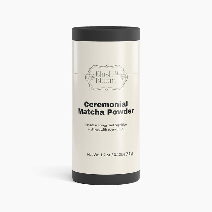 Premium Ceremonial Matcha Powder By Blush And Bloom Care US