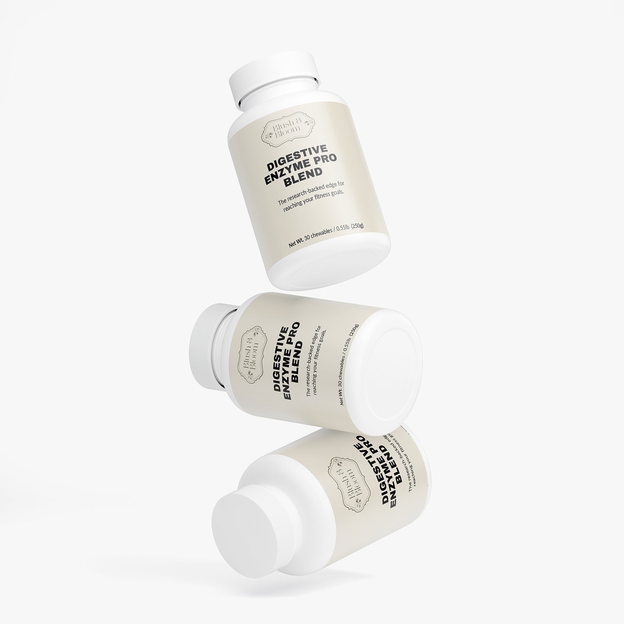Digestive Enzyme Pro Blend Packaging By Blush And Bloom Care USA