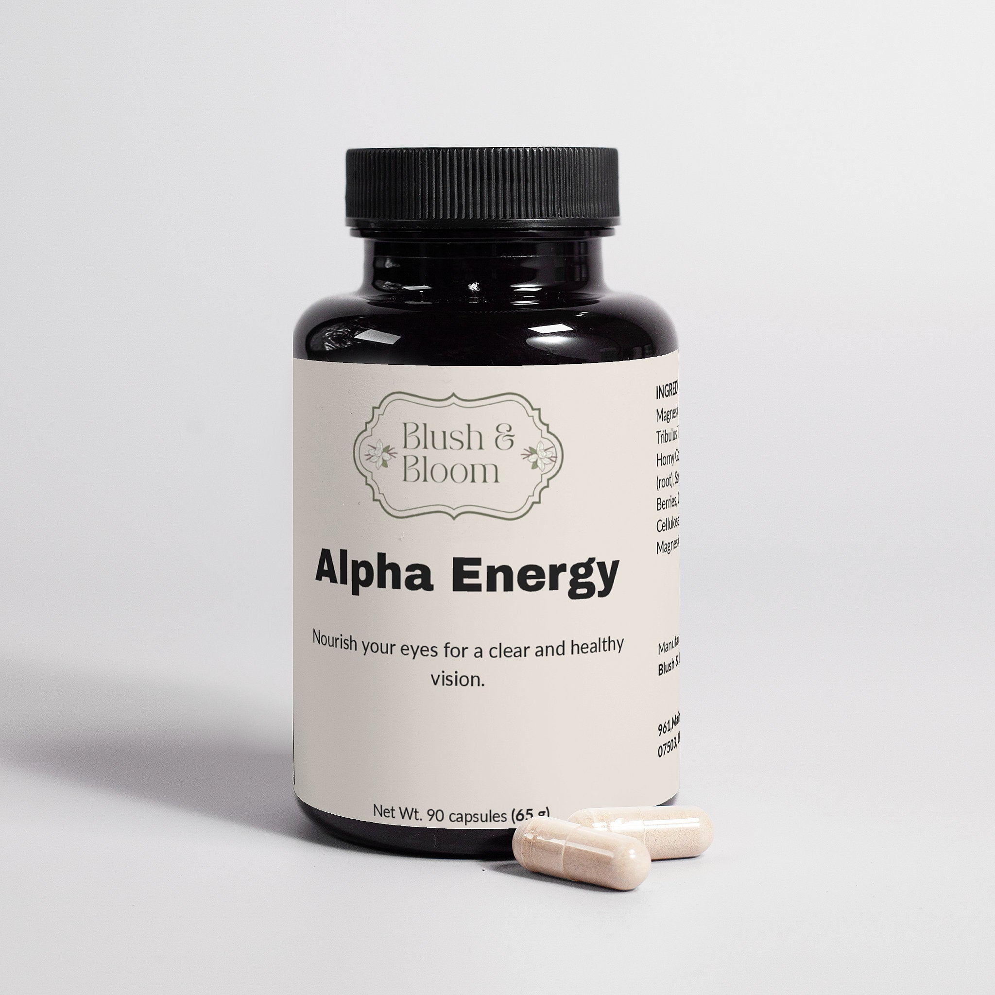 Alpha Energy Men’s Health Support For Healthy Vision By Blush And Bloom Care US