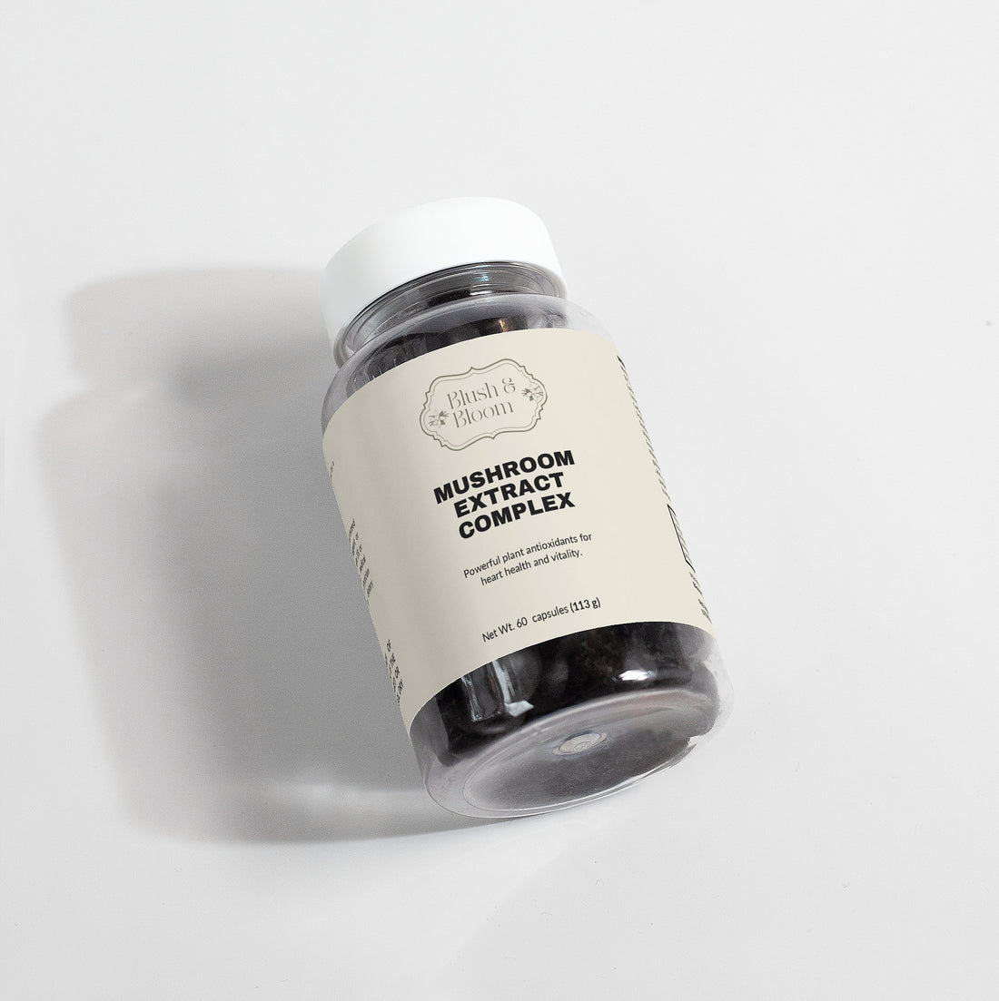 Bottle of Mushroom Extract Complex By Blush & Bloom Store USA