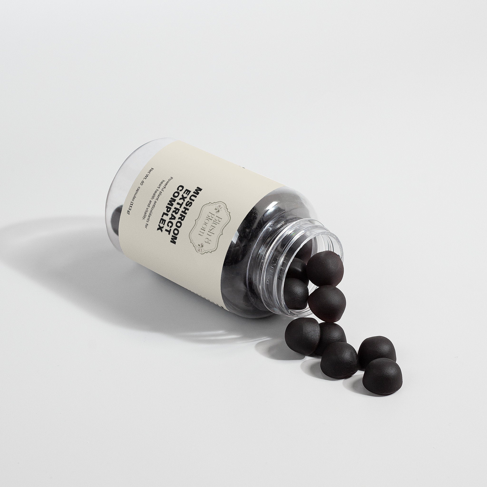 Bottle Of Two Gray Supplement Of Mushroom Extract By Blush & Bloom Beauty Supply Store USA