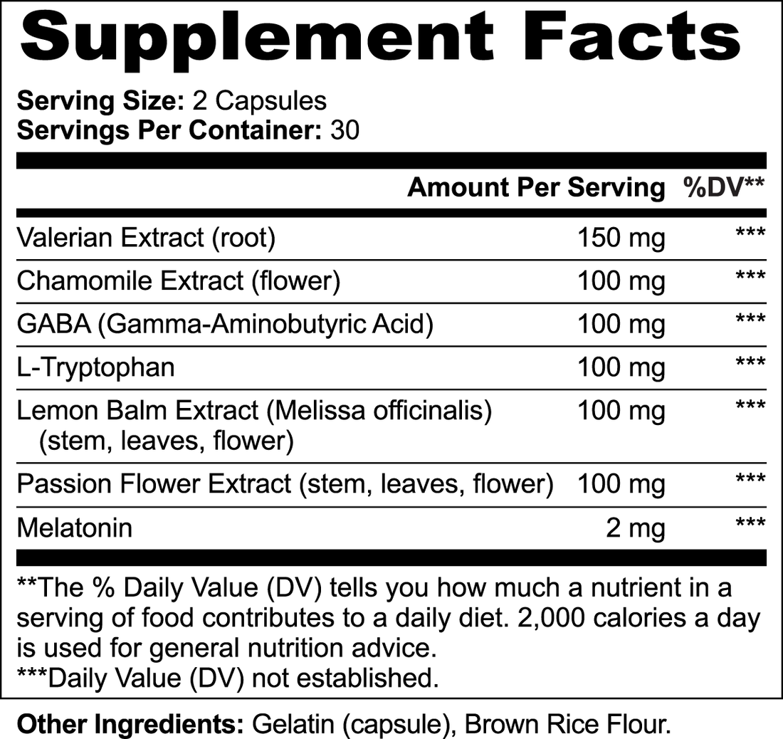 Sleep Formula – Natural Support for Restful Nights