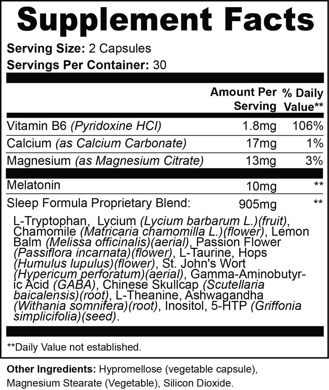 Sleep Support – Natural Aid for Restful Nights