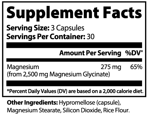 Magnesium Glycinate – Support Muscle, Bone & Relaxation