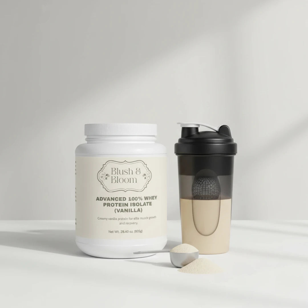 Advanced 100% Whey Protein Isolate Vanilla By Blush And Bloom Care USA