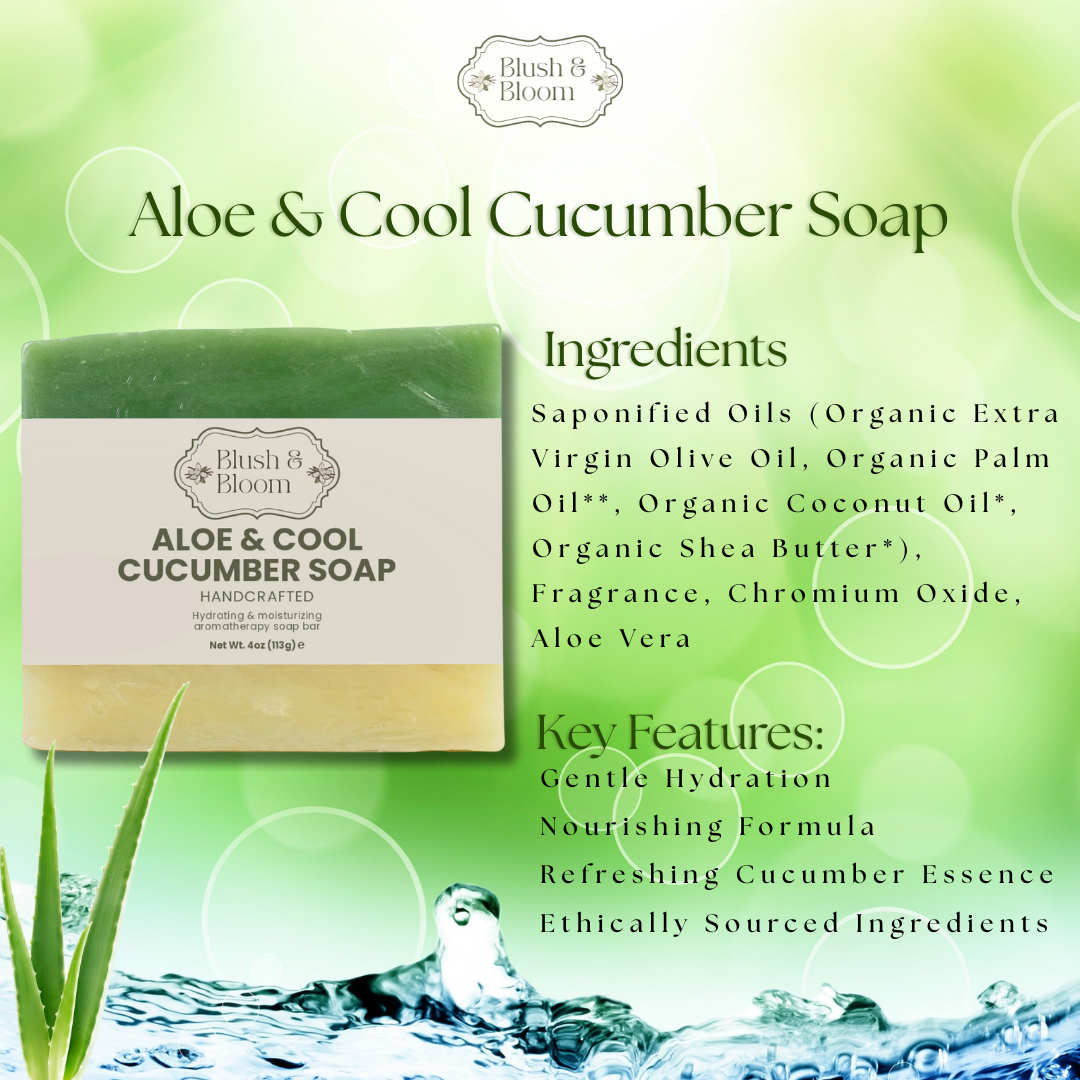 Aloe & Cool Cucumber Soap key features