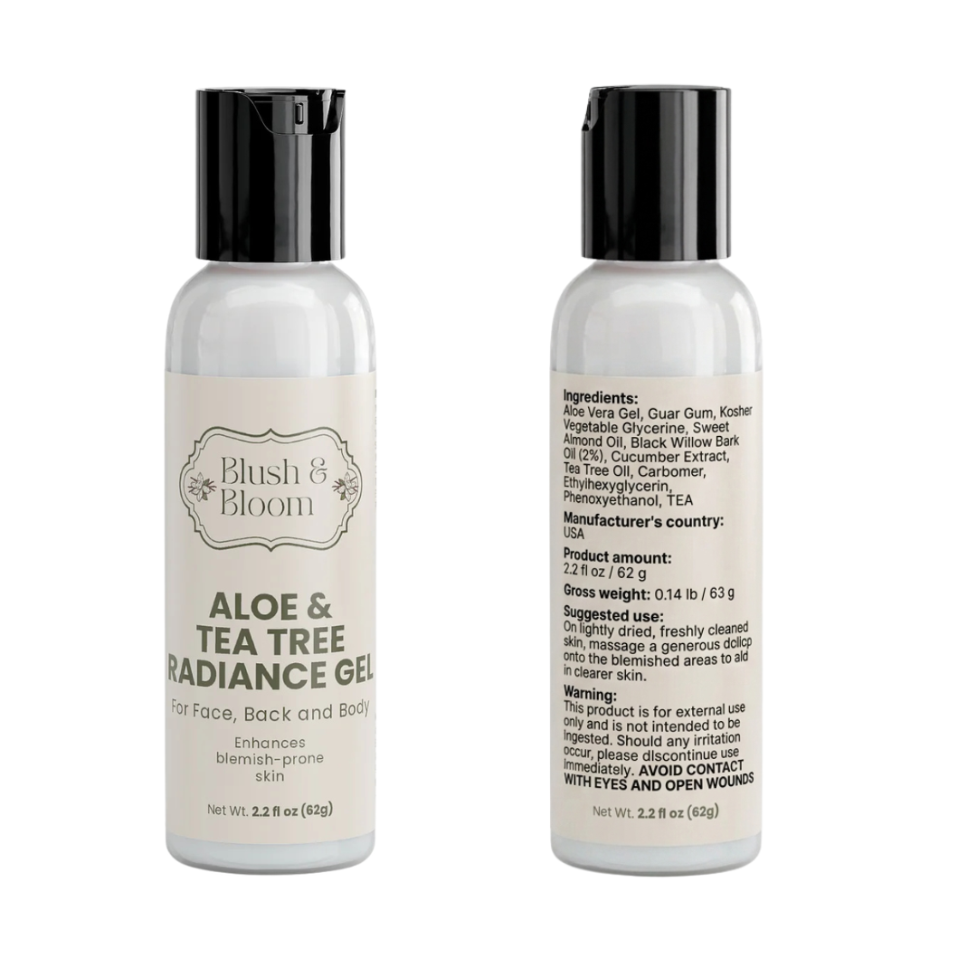 Aloe & Tea Tree Radiance Gel by Blush and Bloom Care