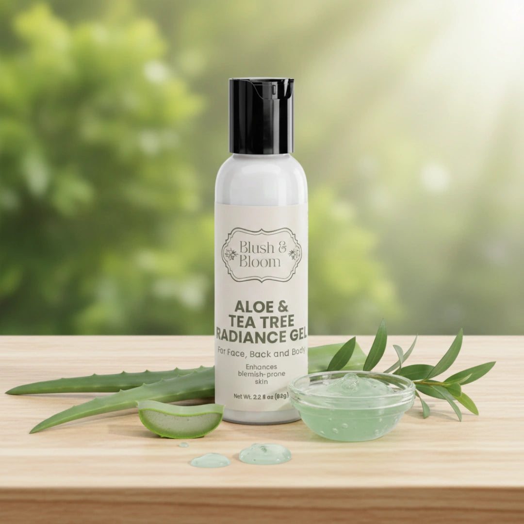 Aloe & Tea Tree Radiance Gel by blush and bloom care
