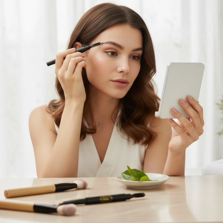 Automatic Eyebrow Pencil Brown By Blush and Bloom Care USA