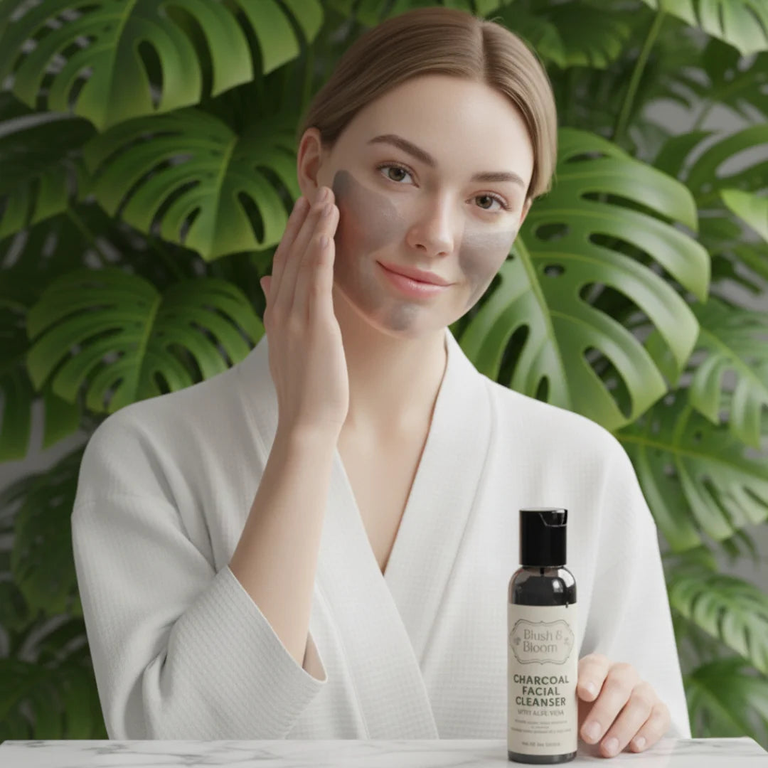 Charcoal Facial Cleanser use