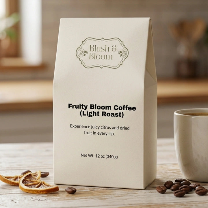 Fruity Bloom Coffee (Light Roast) Packing By Blush And Bloom Care Store USA