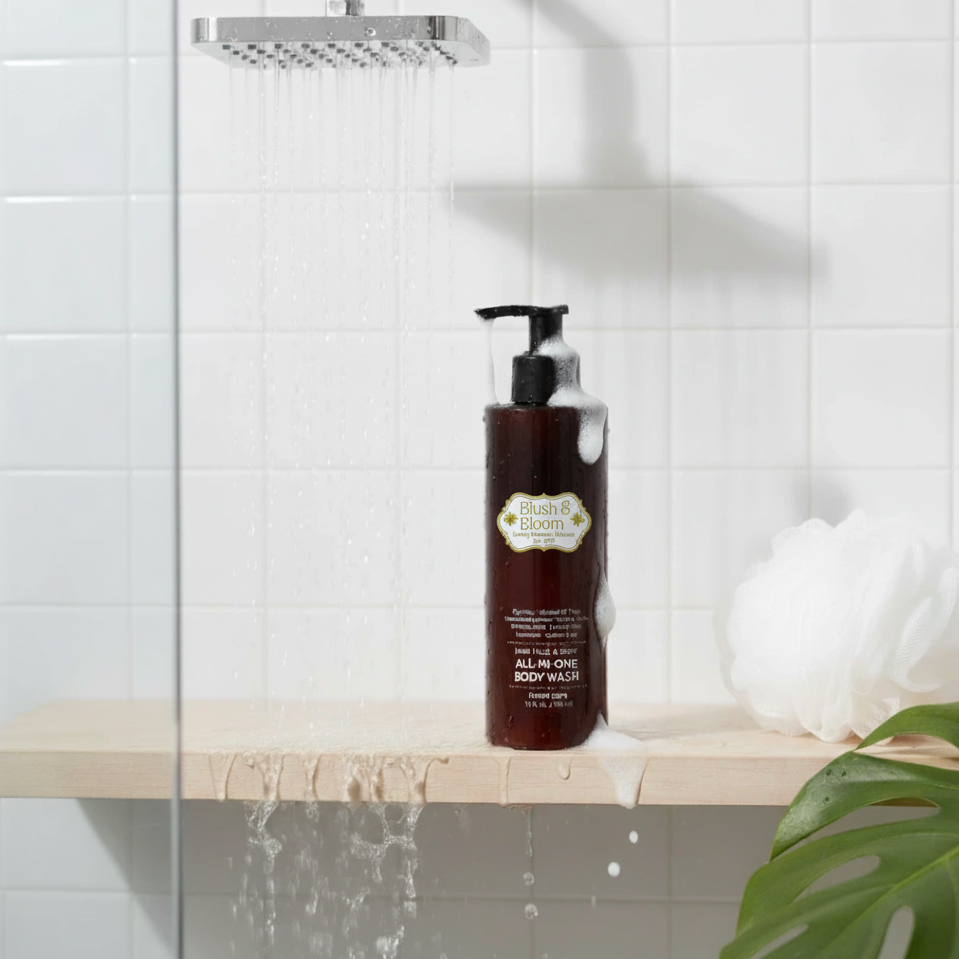 Blush & Bloom All-in-One Body Wash – Gentle, Refreshing Formula