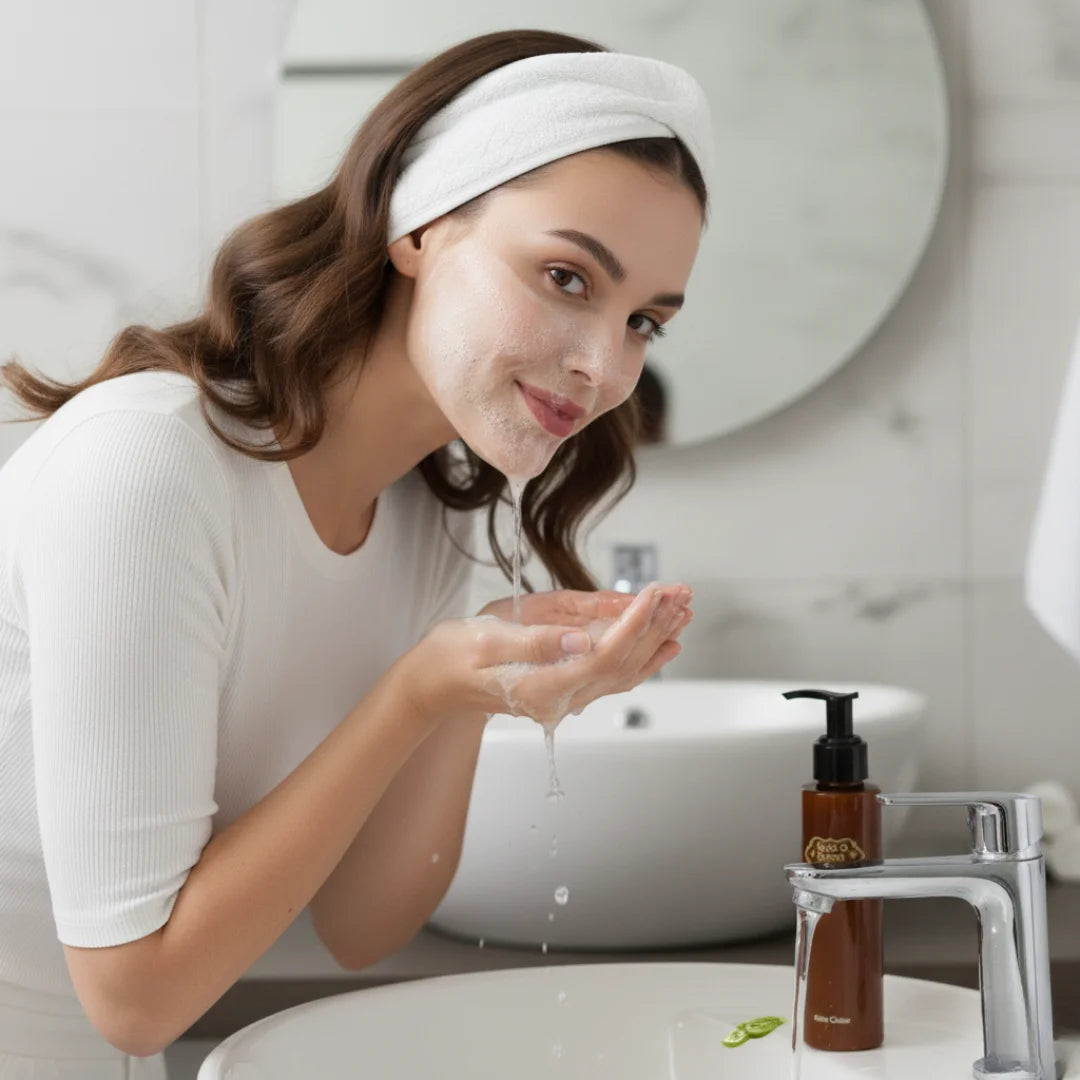 Deep cleansing face wash for sensitive skin 