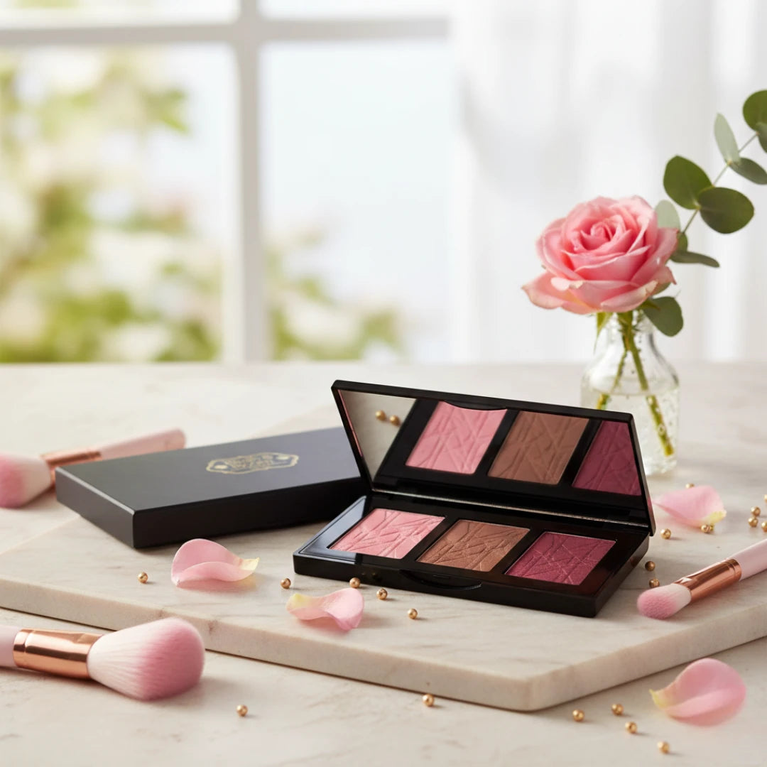 Multi-Shade Matte & Shimmer Makeup Set by blush and bloom care