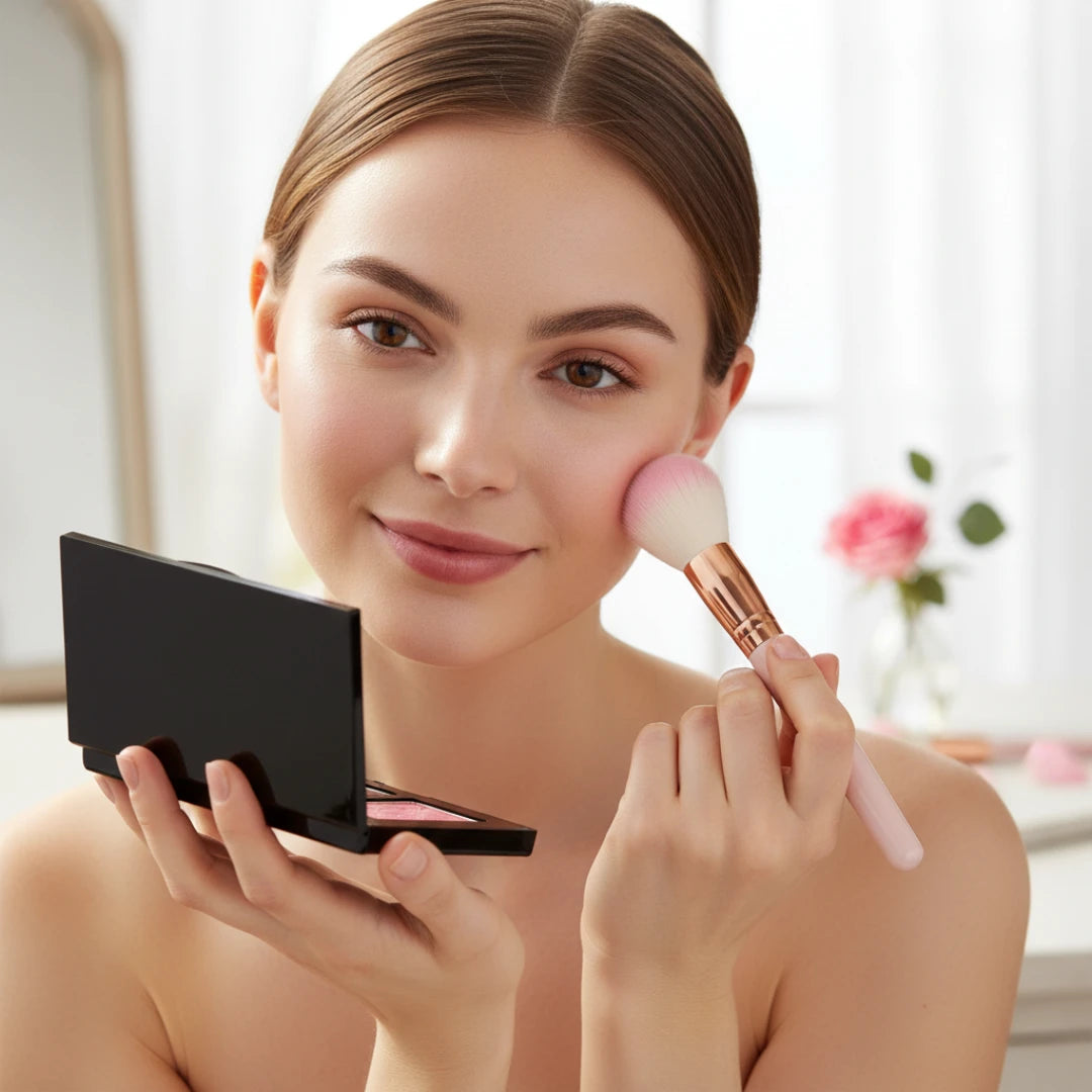 Blush & Bloom Luxury Blush Palette – Multi-Shade Matte & Shimmer Makeup Set