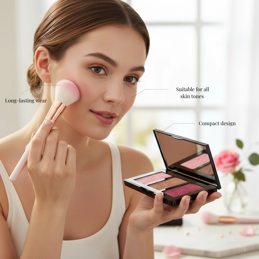 Multi-Shade Matte & Shimmer Makeup Set for women 