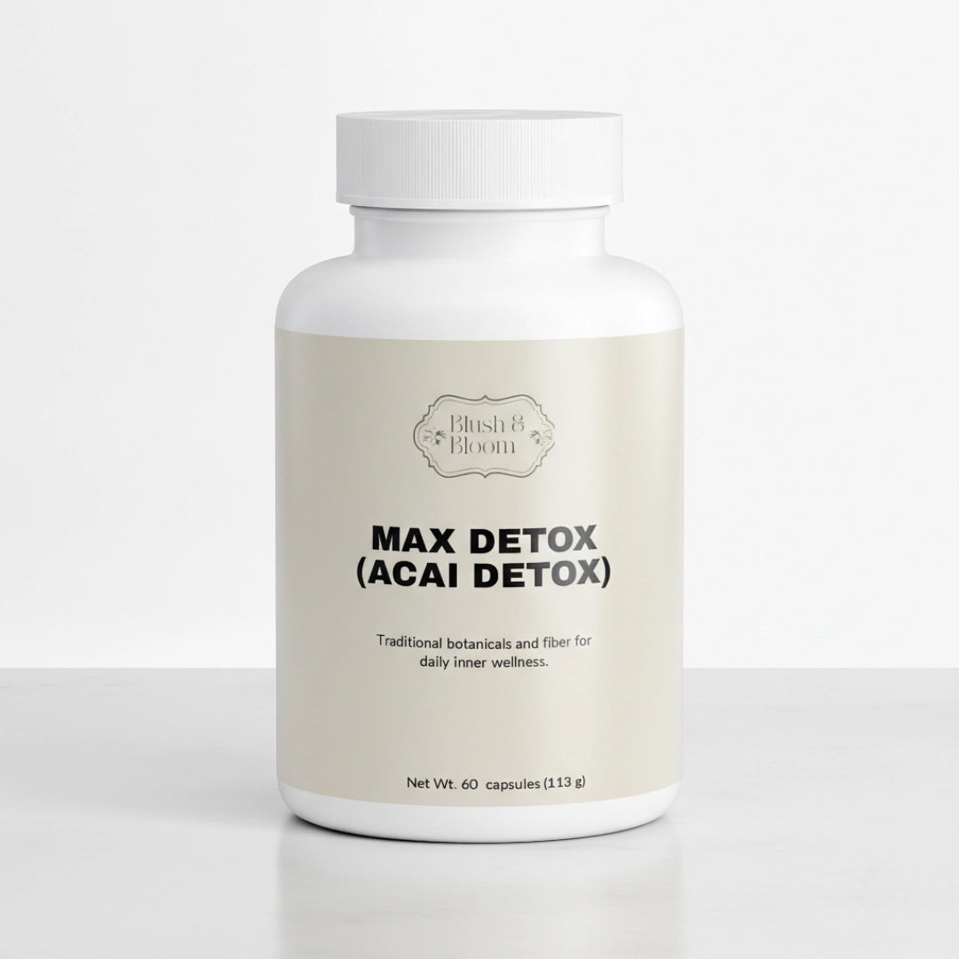 Max Detox (Acai detox Supplement Fiber for digestion by Blush & Bloom NJ