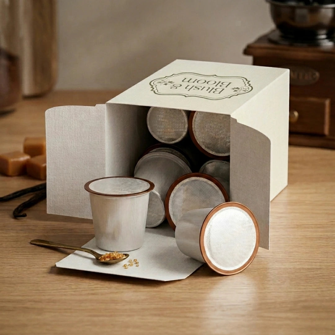 Molten Caramel Coffee Pods (Dark Roast) by blush and bloom care