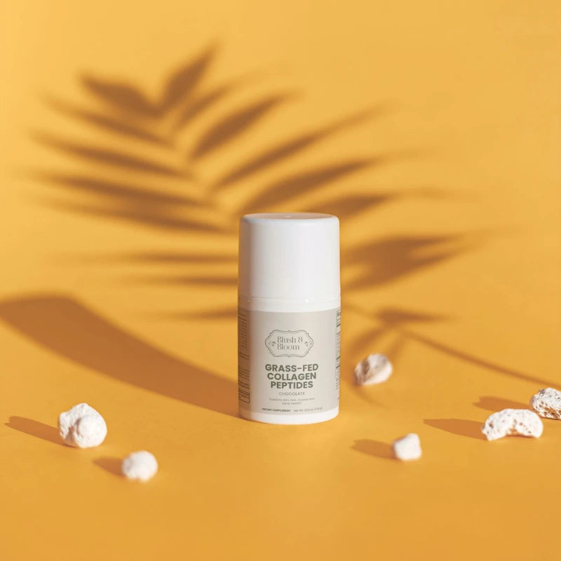 beauty products by blush and bloom